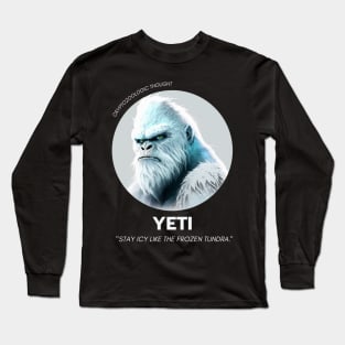 Cryptozoologic Thought: Yeti Long Sleeve T-Shirt